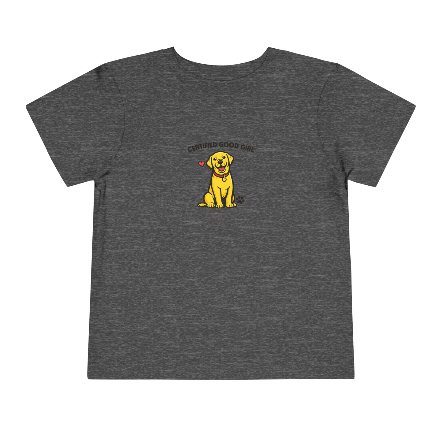 Certified Good Girl -- Toddler Dog Lover Tee