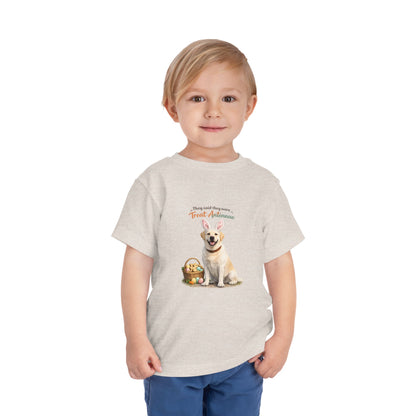 Yellow Lab Treat Antennae™ -- Toddler Dog Lover Tee
