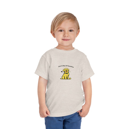 Just A Ray Of Sunshine -- Toddler Dog Lover Tee