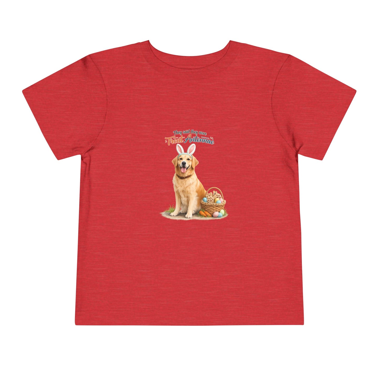 Golden Retriever Treat Antennae™ -- Toddler Dog Lover Tee
