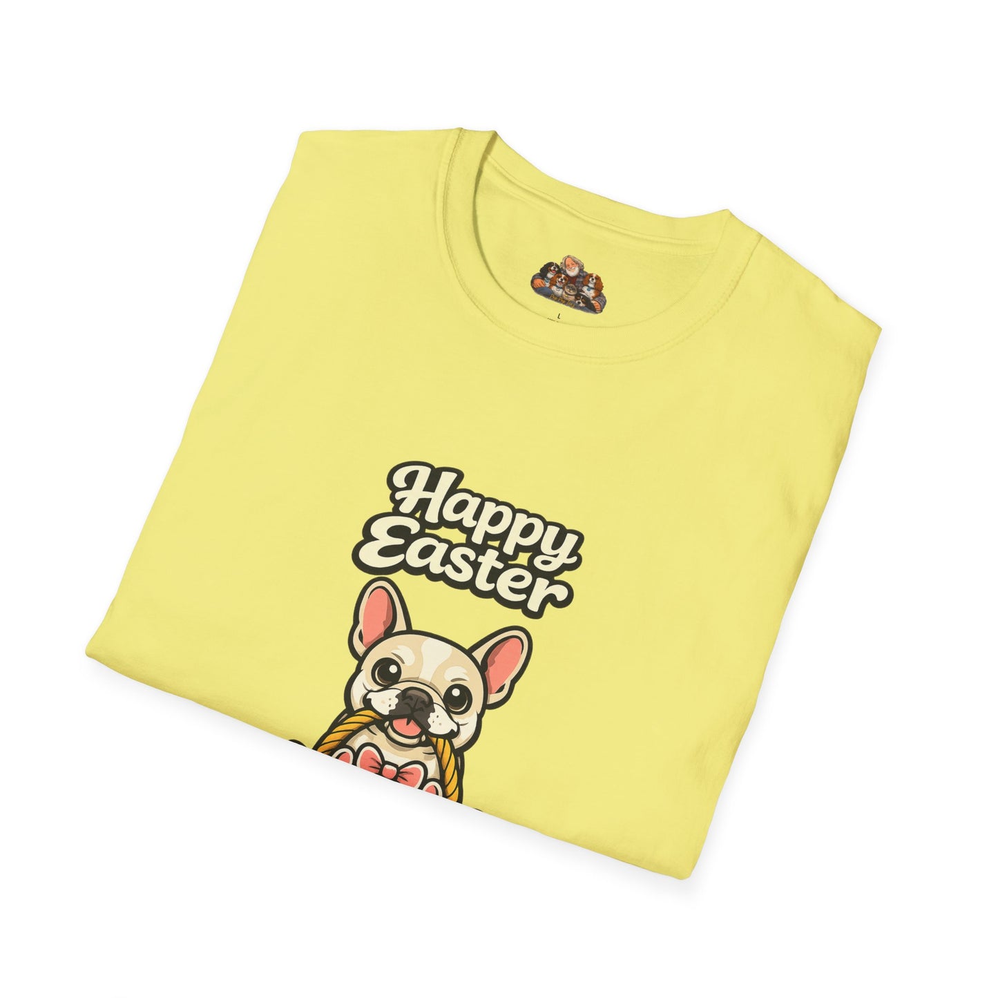 French Bulldog Family "Happy Easter"