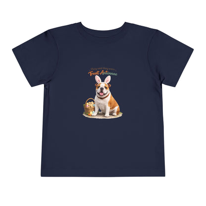 Bulldog Treat Antennae™ -- Toddler Dog Lover Tee