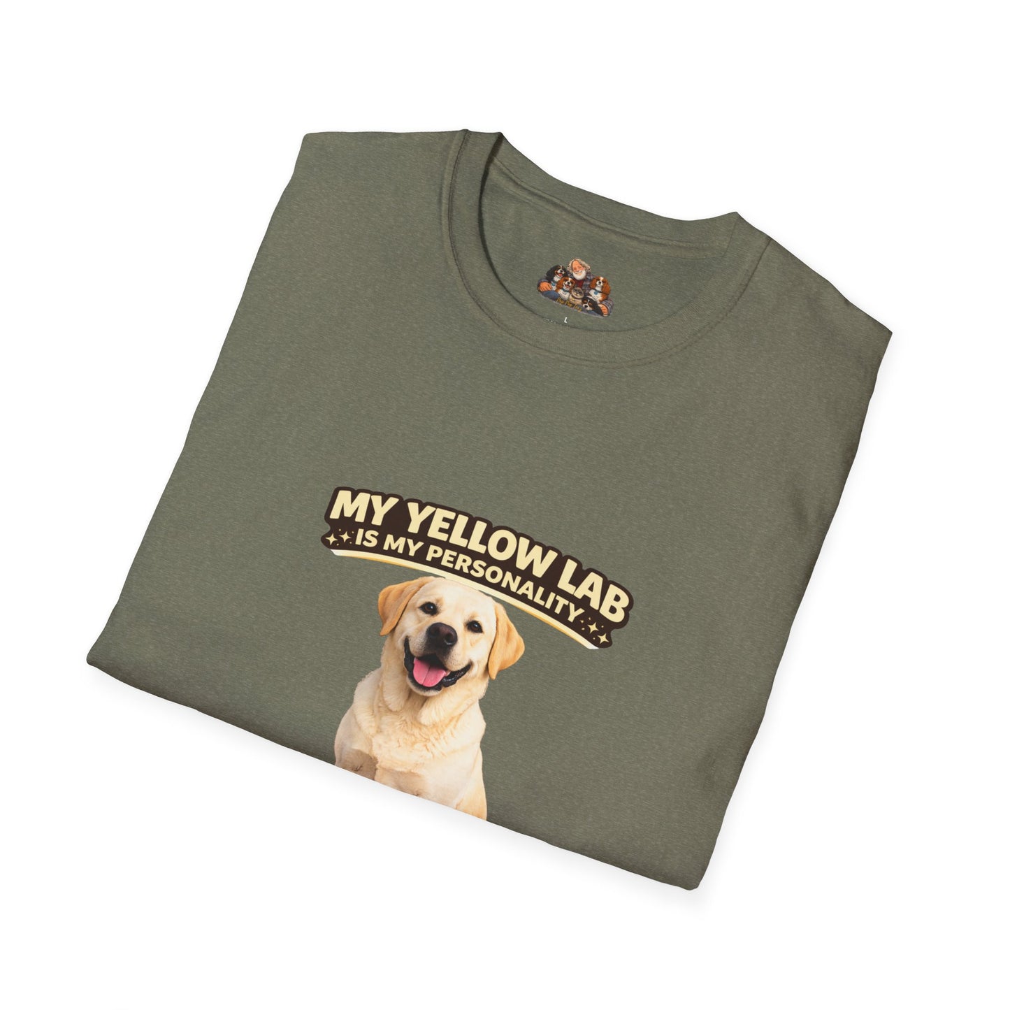 My Yellow Lab Is My Personality – Loyal To The Core – Personalized Dog Breed Shirt