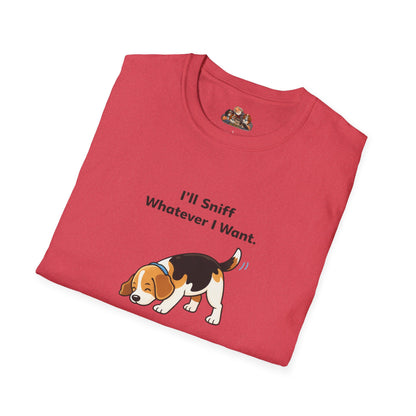 I'll Sniff Whatever I Want  —  Soft-Color Minimalist Family Collection For Adult Dog Lovers