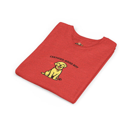 Certified Good Boy -- Youth Dog Lover Tee
