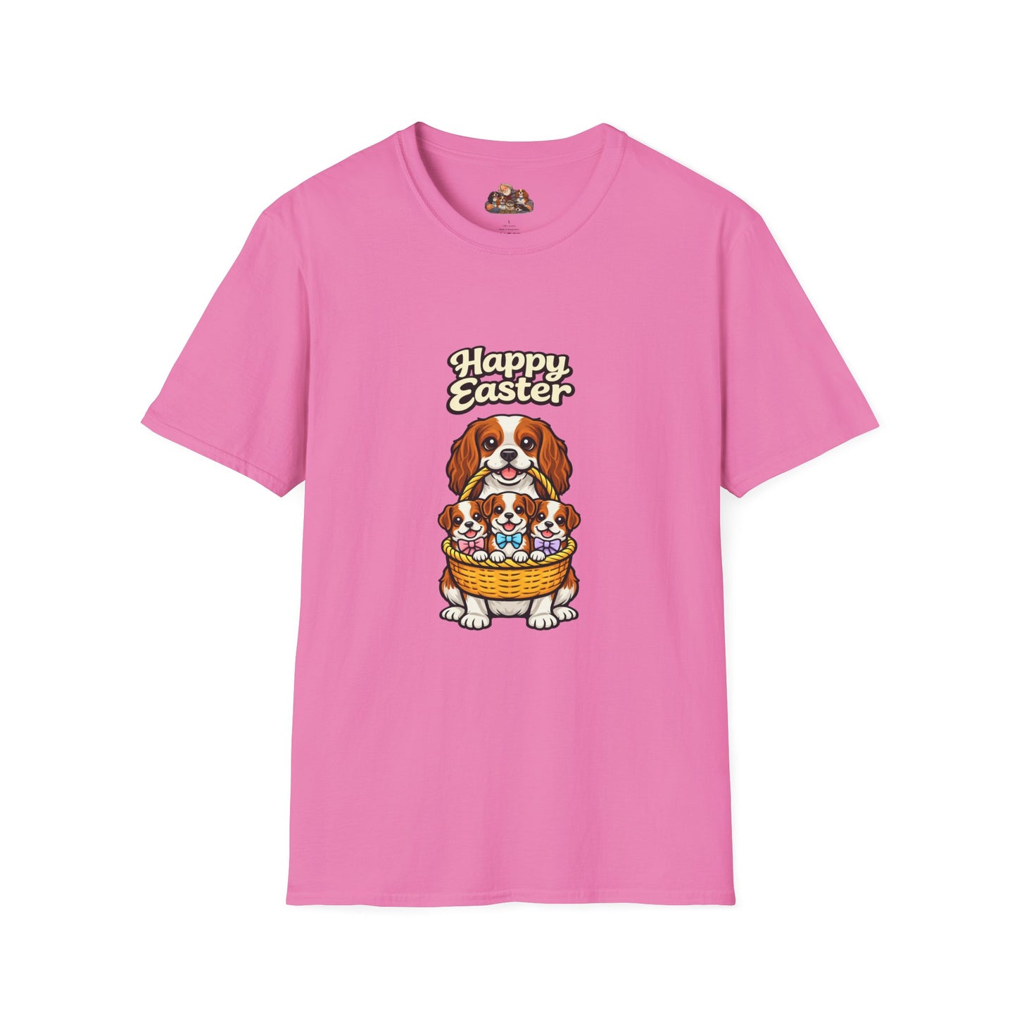 Cavalier King Charles Spaniel Family "Happy Easter"