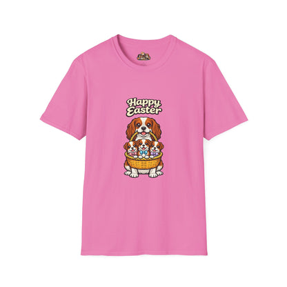 Cavalier King Charles Spaniel Family "Happy Easter"