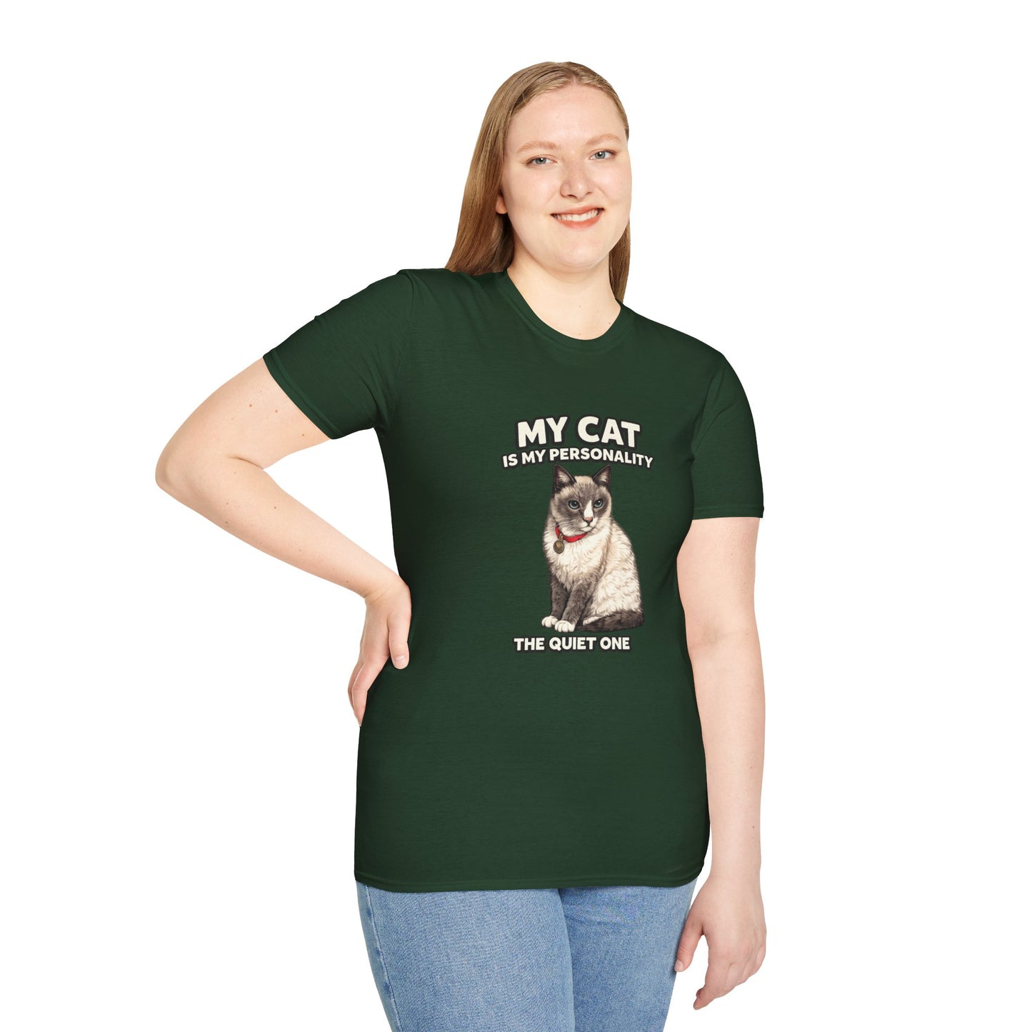 My Cat Is My Personality – "The Quiet One" – Personalized Custom Cat Shirt