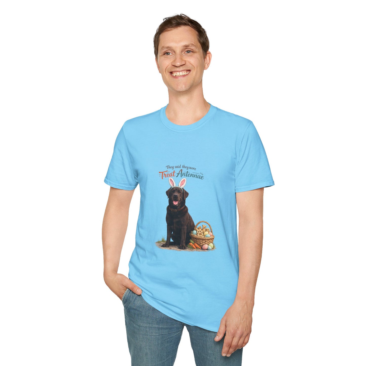 Chocolate Lab Treat Antenna™ – Easter Dog Lover Tee