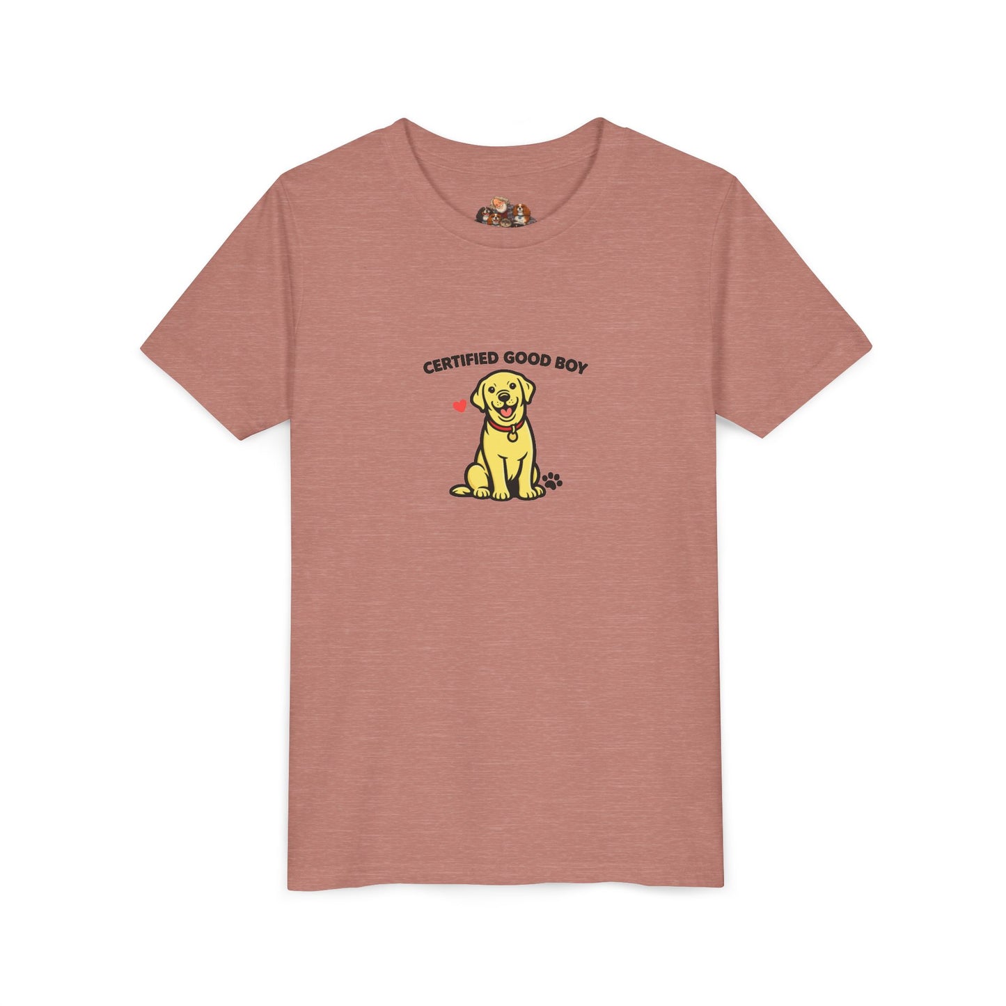 Certified Good Boy -- Youth Dog Lover Tee