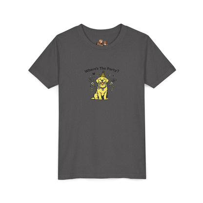 Where's The Party? -- Youth Dog Lover Tee