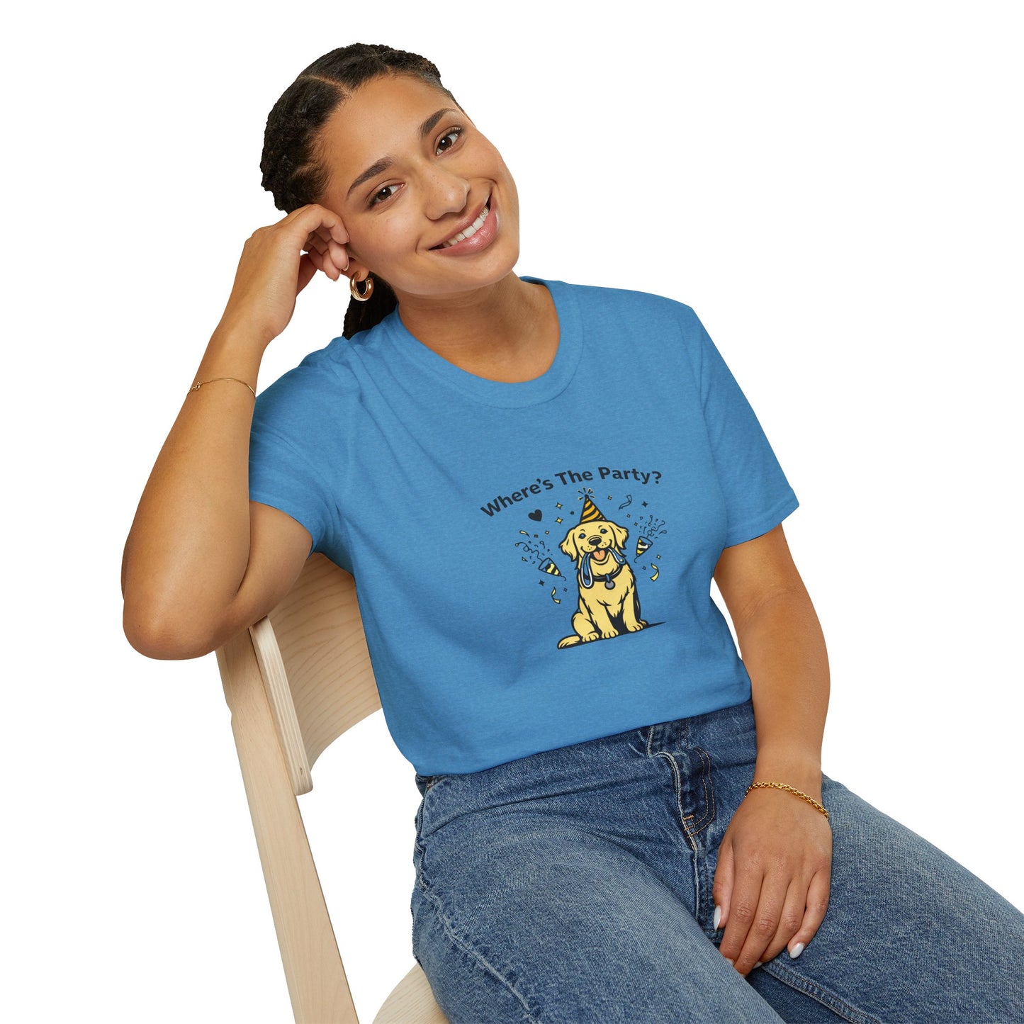 Where's The Party? -- Soft-Color Minimalist Family Collection For Adult Dog Lovers