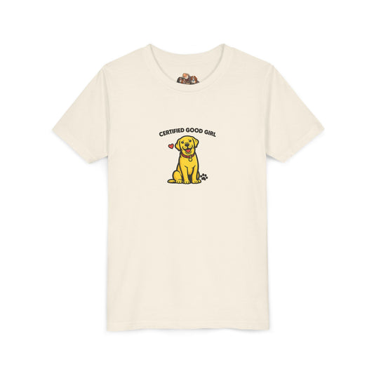 Certified Good Girl -- Youth Dog Lover Tee