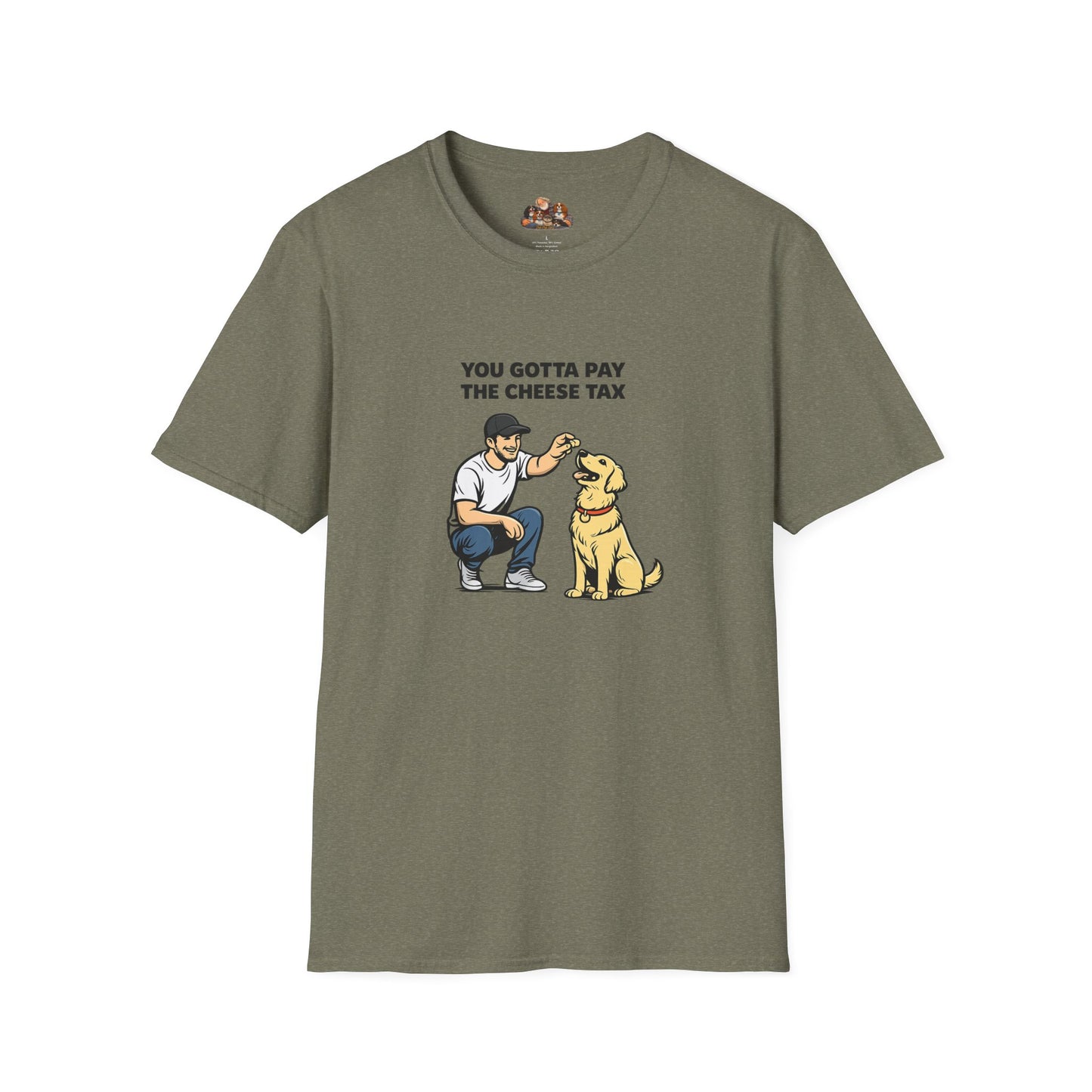 You Gotta Pay The Cheese Tax  —  Soft-Color Minimalist Family Collection For Adult Dog Lovers