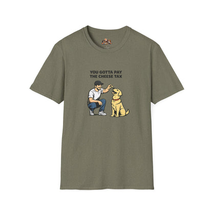 You Gotta Pay The Cheese Tax  —  Soft-Color Minimalist Family Collection For Adult Dog Lovers