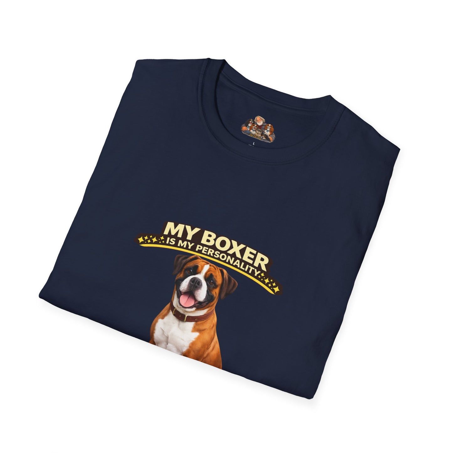 My Boxer Is My Personality – Built For Fun – Personalized Dog Breed Tee