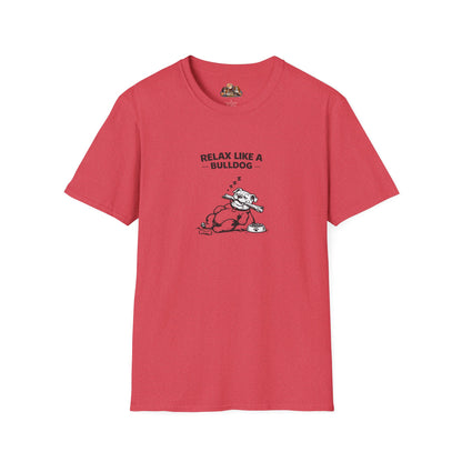 Relax Like A Bulldog  —  Black And White Minimalist Family Collection For Adult Dog Lovers