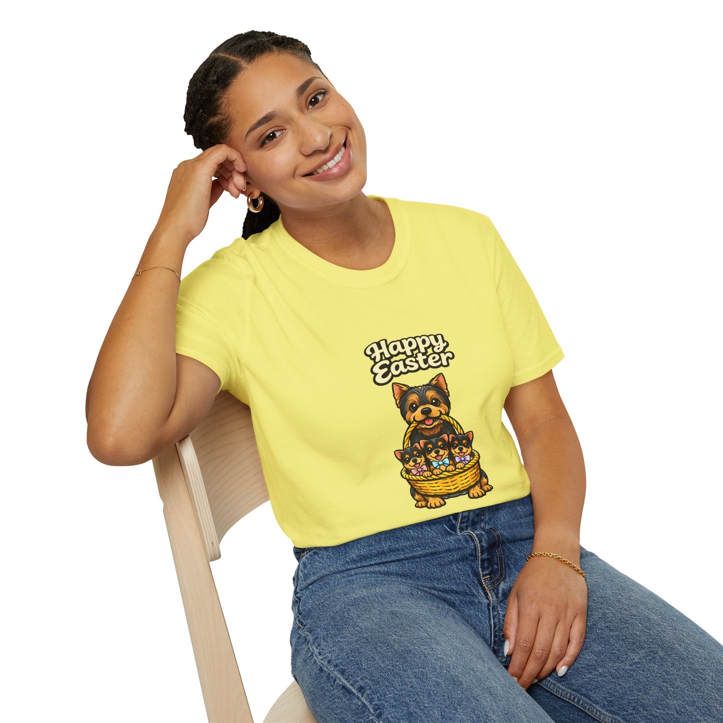 Yorkshire Terrier Family "Happy Easter"