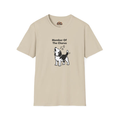 Member Of The Chorus  —  Black And White Minimalist Family Collection For Adult Dog Lovers