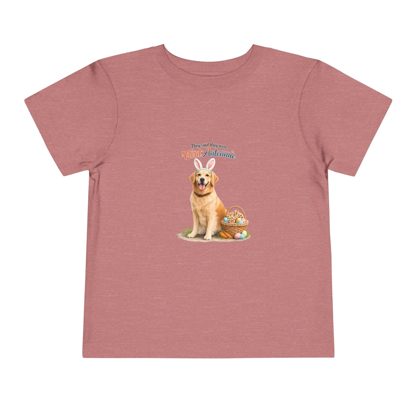 Golden Retriever Treat Antennae™ -- Toddler Dog Lover Tee
