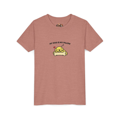 My Dog Is My Pillow -- Youth Dog Lover Tee