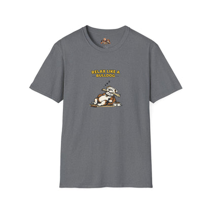 Relax Like A Bulldog  —  Soft-Color Minimalist Family Collection For Adult Dog Lovers