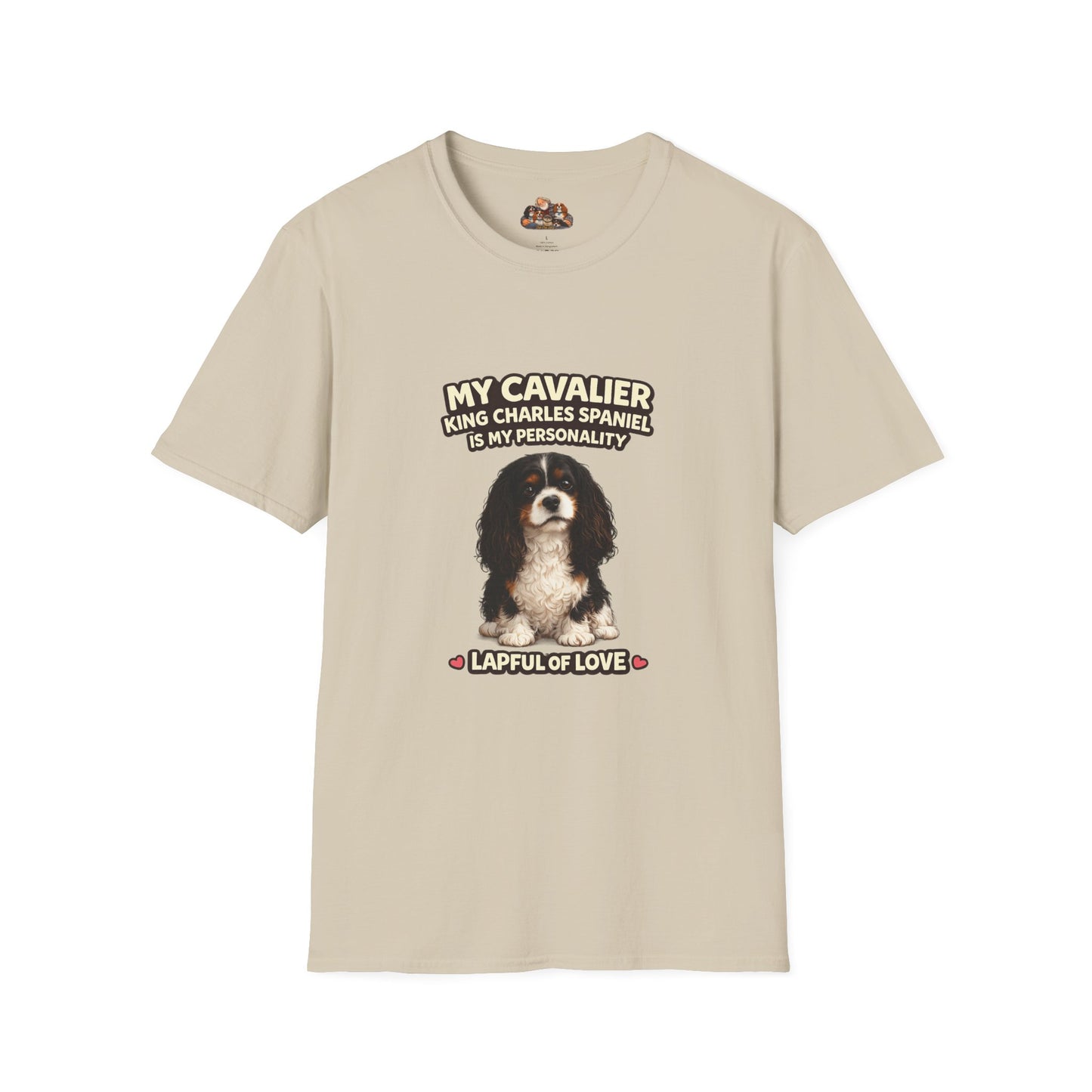 My Cavalier King Charles Spaniel Is My Personality – Lapful Of Love– Personalized Dog Breed Tee