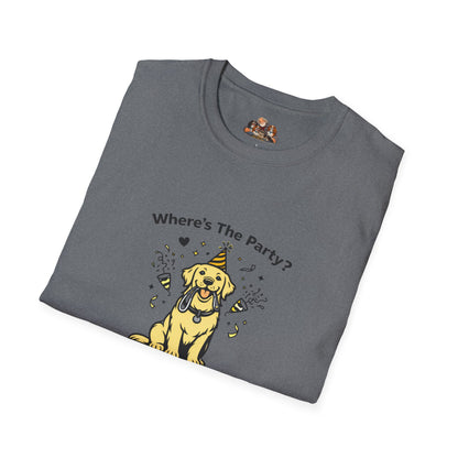 Where's The Party? -- Soft-Color Minimalist Family Collection For Adult Dog Lovers