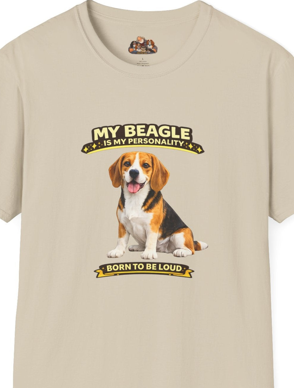 My Beagle Is My Personality -- Personalized Dog Breed T-Shirt