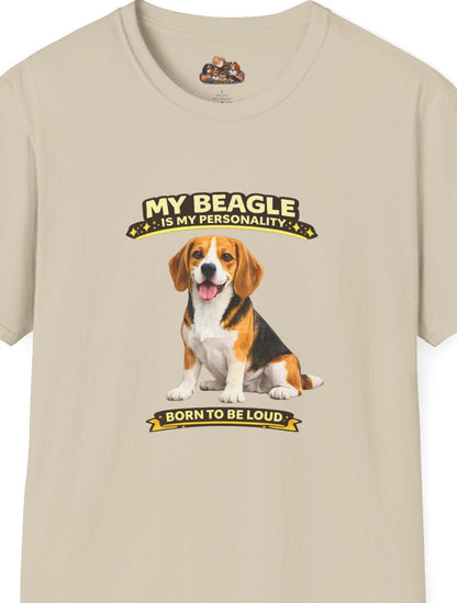 My Beagle Is My Personality -- Personalized Dog Breed T-Shirt