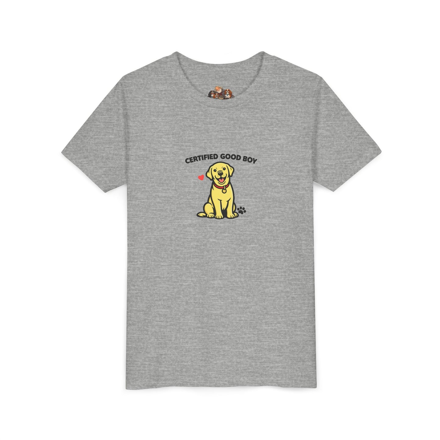 Certified Good Boy -- Youth Dog Lover Tee