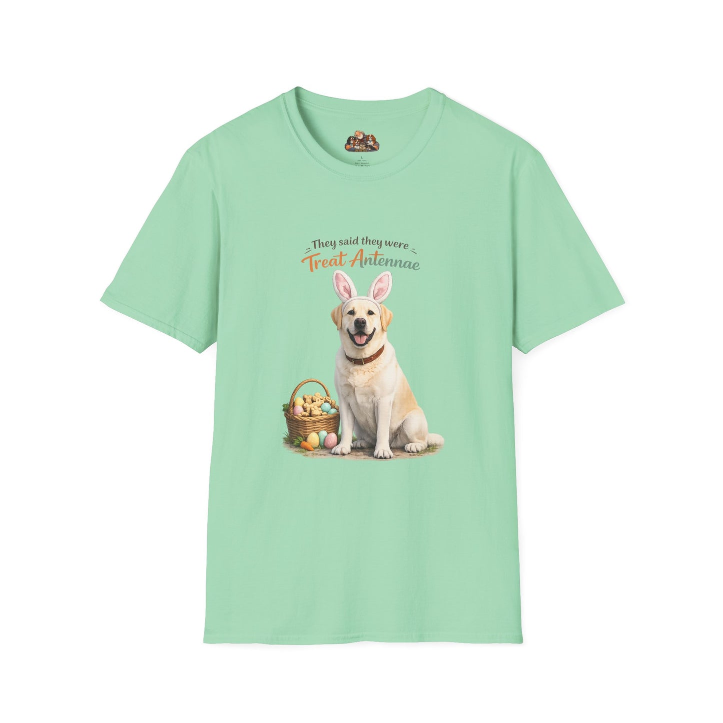 Yellow Lab Treat Antenna™ – Easter Yellow Lab Lover T-Shirt