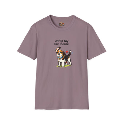 Unflip My Ear Please  — Soft-Color Minimalist Family Collection For Adult Dog Lovers