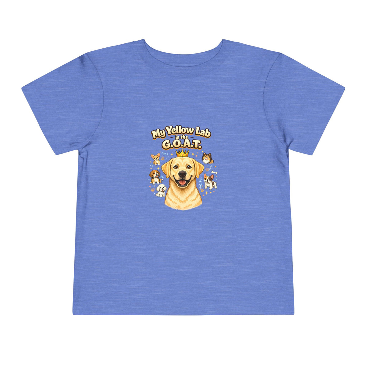 Let your toddler show their pride -- "My Yellow Lab is the G.O.A.T." – Toddler T-Shirt