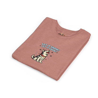 Let It Snow! Let It Snow! -- Youth Dog Lover Tee