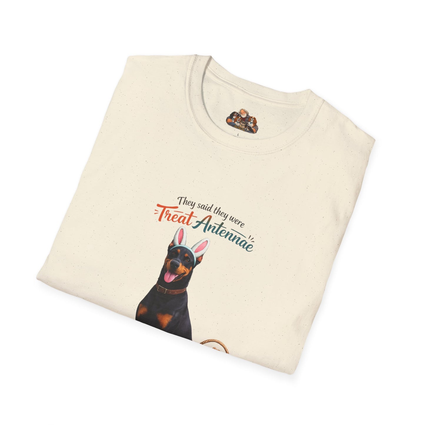 Doberman Treat Antenna™ – Easter Dog Lover Tee