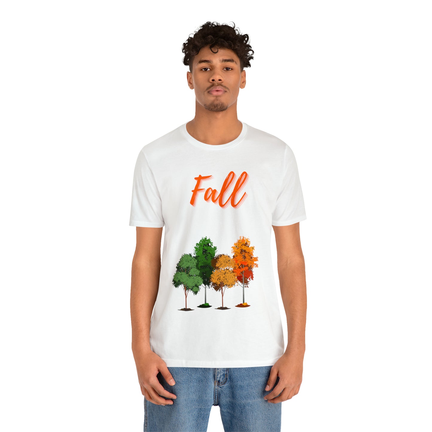 Fall Trees Unisex Jersey Short Sleeve Tee