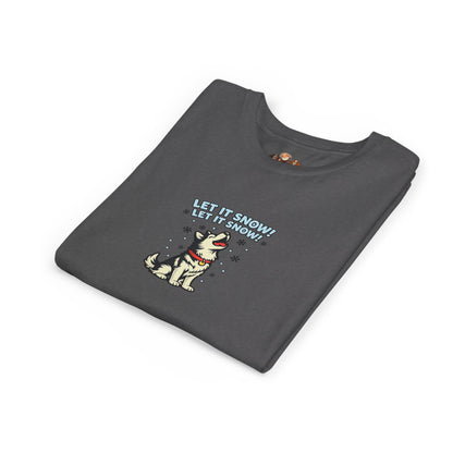 Let It Snow! Let It Snow! -- Youth Dog Lover Tee