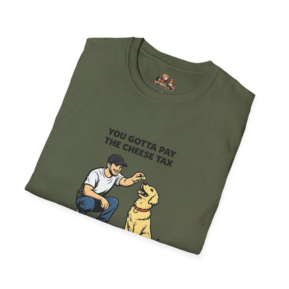 You Gotta Pay The Cheese Tax  —  Soft-Color Minimalist Family Collection For Adult Dog Lovers