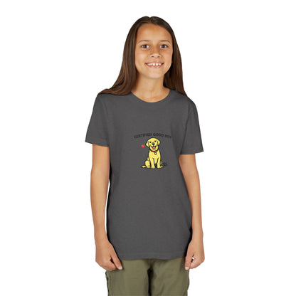 Certified Good Boy -- Youth Dog Lover Tee