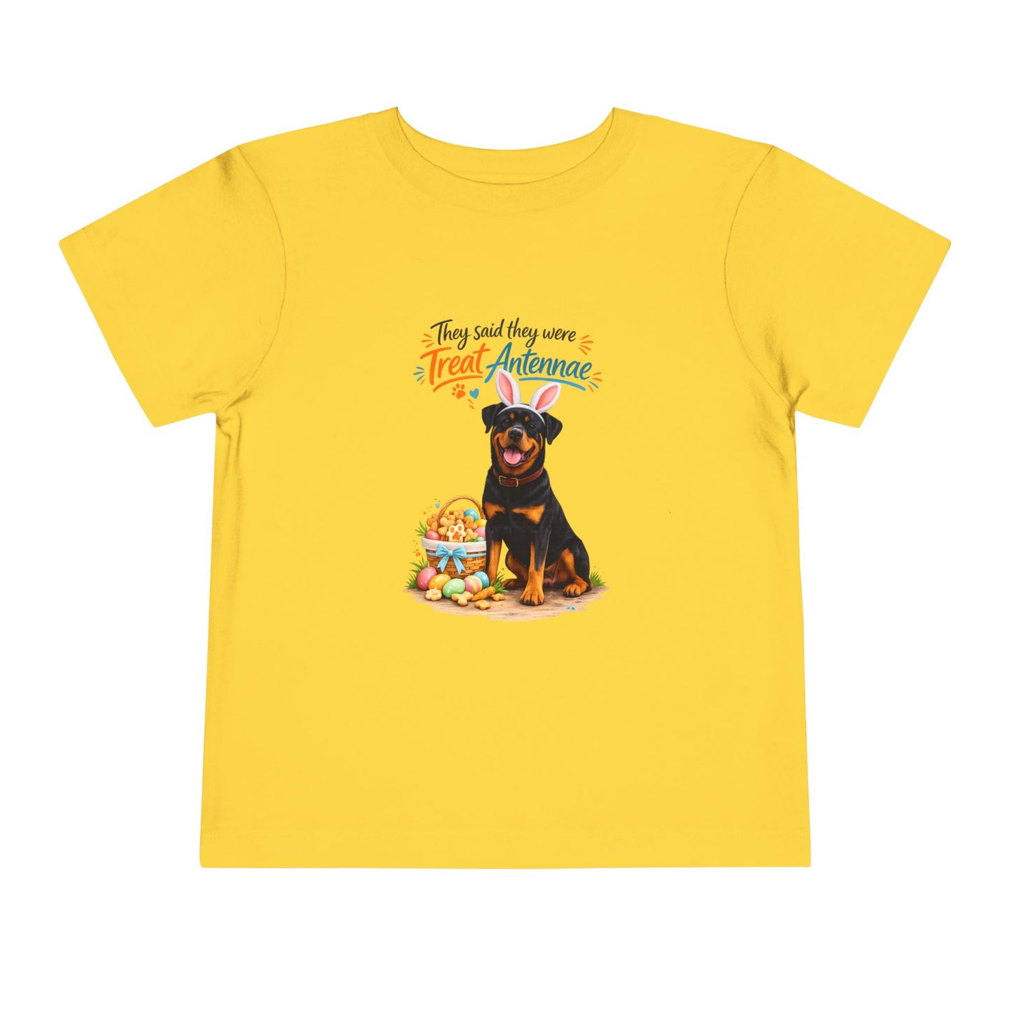 Rottweiler Treat Antennae™ -- Toddler Dog Lover Tee