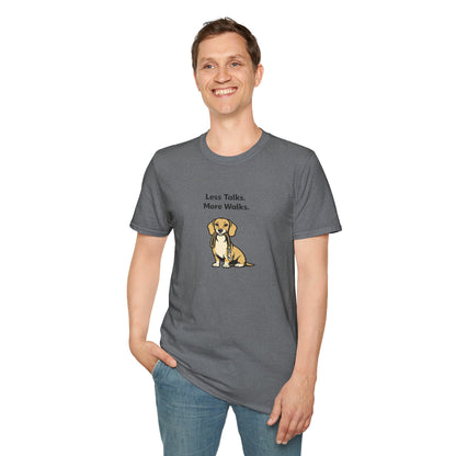 Beagle Less Talks. More Walks.  —  Soft-Color Minimalist Family Collection For Adult Dog Lovers