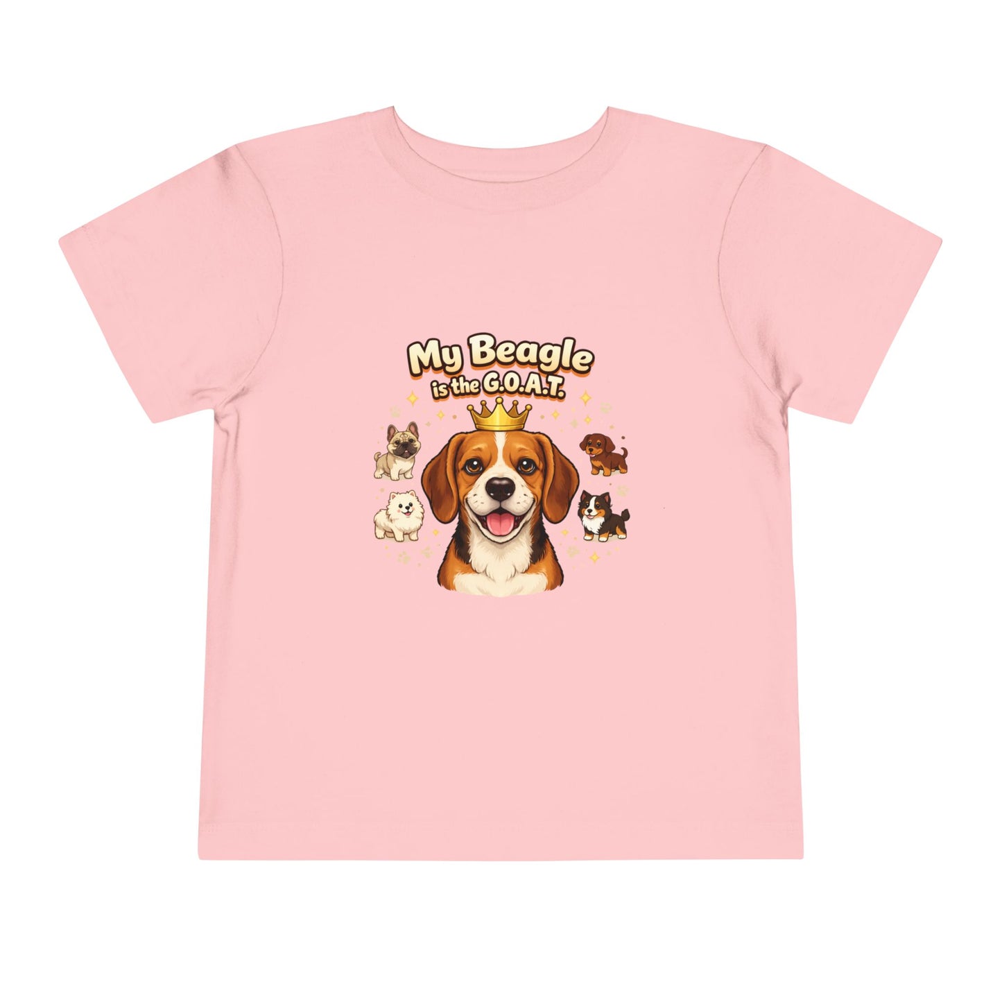 Let your toddler show their pride -- "My Beagle is the G.O.A.T." – Toddler T-Shirt