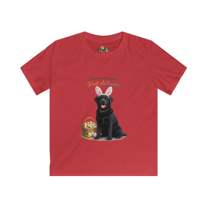 Black Lab Treat Antennae™ — Youth Dog Lover Tee