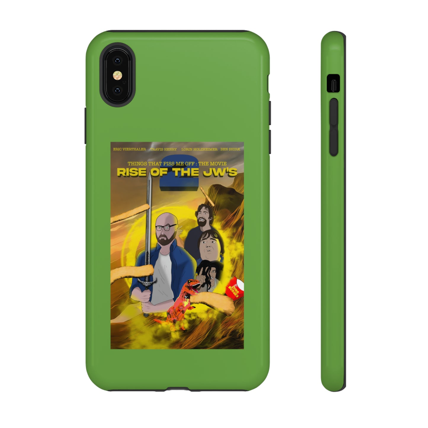 Rise Of The JW's Tough Phone Case (green)