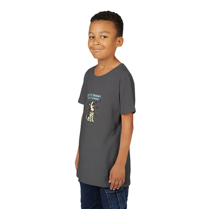 Let It Snow! Let It Snow! -- Youth Dog Lover Tee