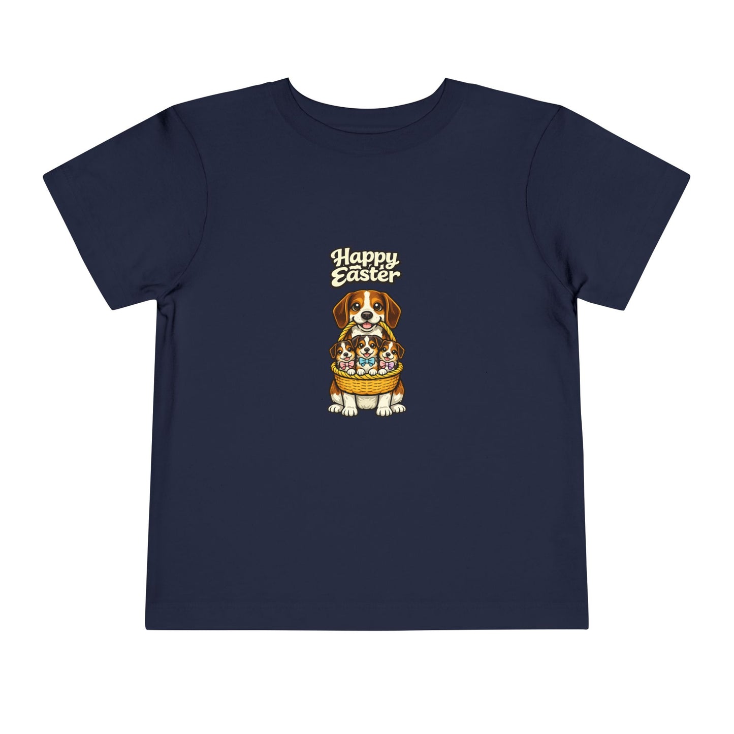 Beagle Family Happy Easter -- Toddler Dog Lover Tee