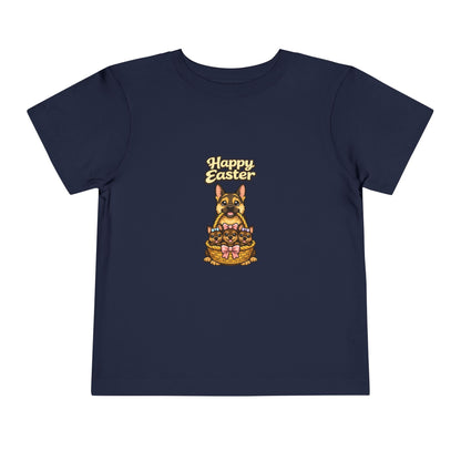 German Shepherd Family Happy Easter -- Toddler Dog Lover Tee