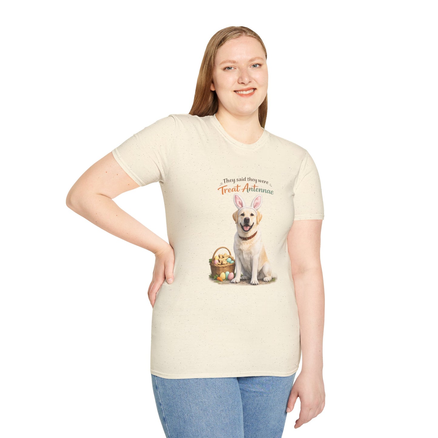 Yellow Lab Treat Antenna™ – Easter Yellow Lab Lover T-Shirt