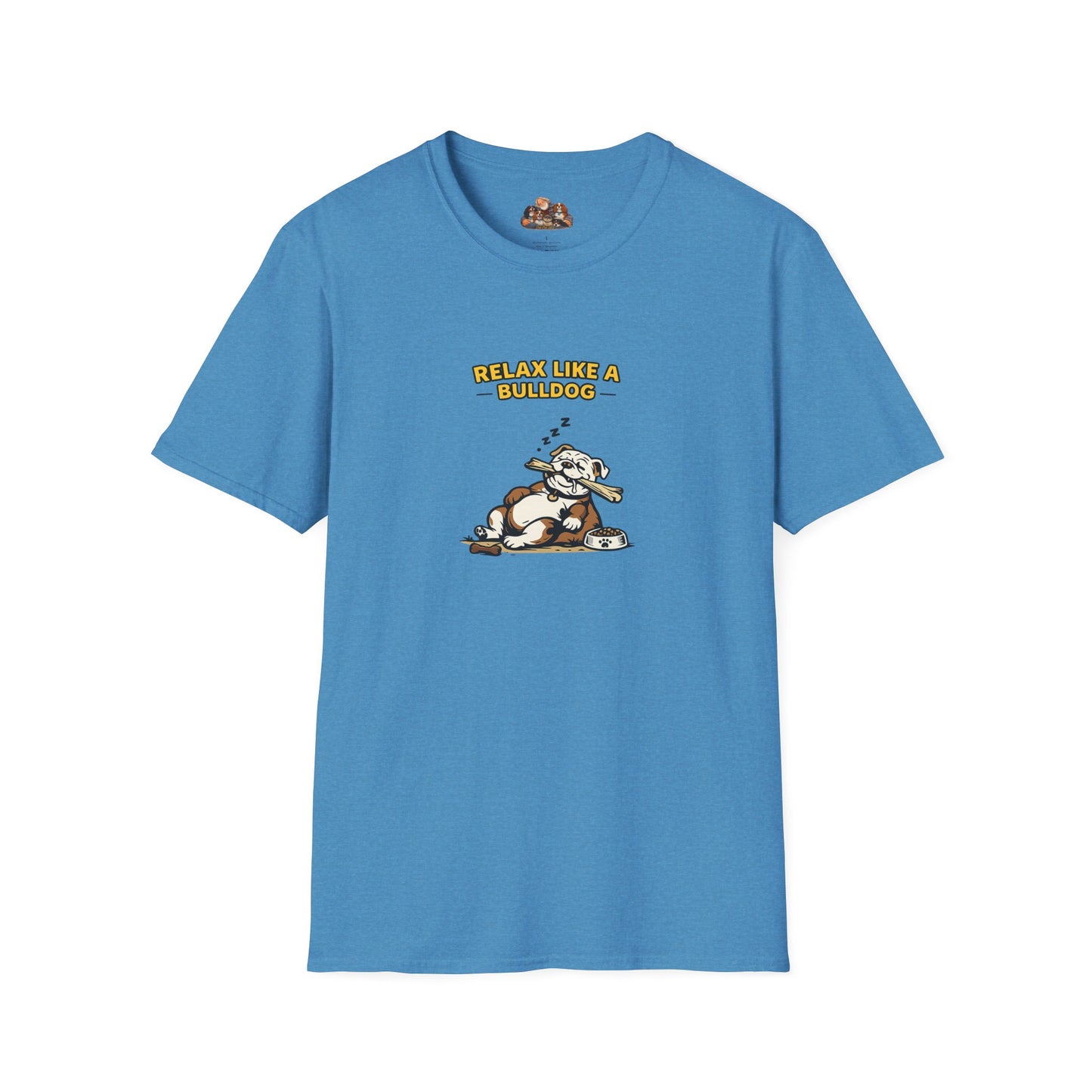 Relax Like A Bulldog  —  Soft-Color Minimalist Family Collection For Adult Dog Lovers